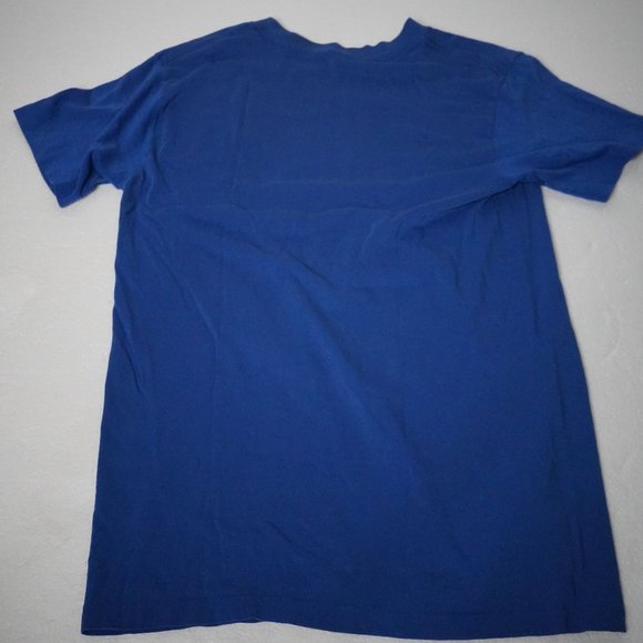 Vintage '90s Get Wild Surf Graphic Tee - Blue Single Stitched - Men's Size L - Picture 9 of 9